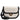 Coccinelle Dew Bicolor - Borsa a tracolla 22 cm (bianco/nero)