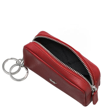 Braun Büffel Golf RFID - Estuche para llaves M 11 cm (rojo)