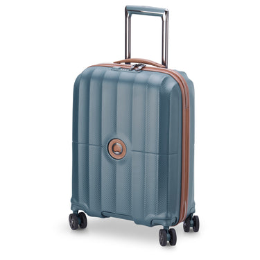 Delsey Paris St. Tropez - Trolley Cabina 4 Ruote Slim line 55 cm (colore: blu mare)