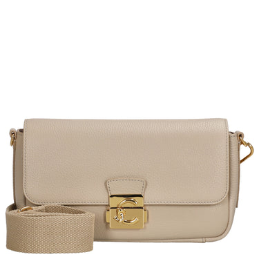 Coccinelle C-Me Lock Medium - Bolso de hombro 24 cm (sandshell)