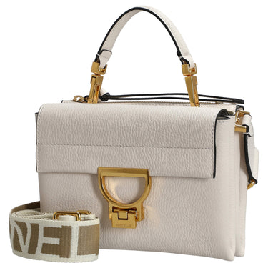 Coccinelle Arlettis Signature - Bolso de mano 19 cm (blanco)