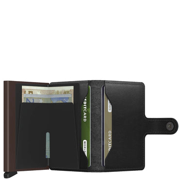 Secrid Original Miniwallet - Monedero RFID 6.5 cm (negro-marrón)