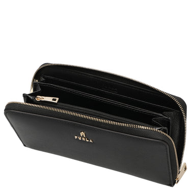 Furla Camelia - Cartera XL 12cc 19.5 cm (nero)