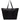 Lacoste Izzie - Shopper aus leichtem Nylon 66 cm (noir vert fluo)