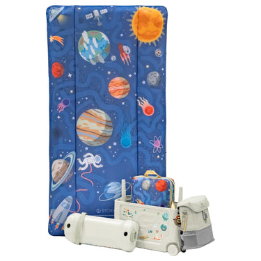 Stokke® JetKids™ Cloudsleeper - Materasso da viaggio 150 cm (Space Maze)