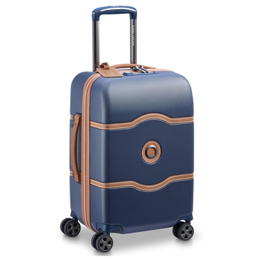 Delsey Paris Chatelet Air 2.0 - Maleta de cabina de 4 ruedas 55 cm (color: azul marino)