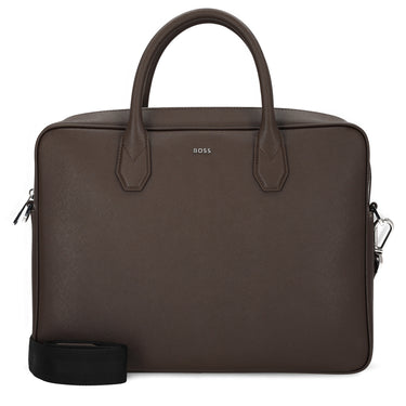 BOSS Men Northon - Bolsa para portátil 38 cm (dark brown)