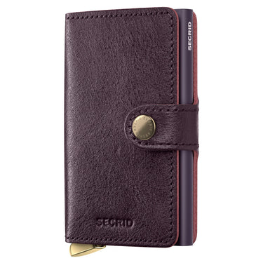 Secrid Premium Basco Miniwallet - Portefeuille RFID 6.5 cm (bordeaux+)
