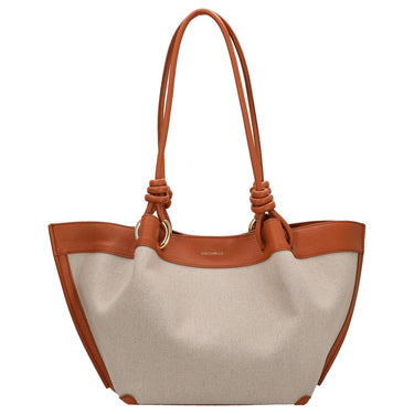 Coccinelle Finn Canvas - Henkeltasche 25 cm (natural/crab)