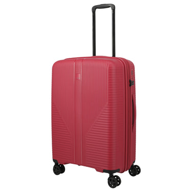 Travelite Air Stripe - 4-Rollen-Trolley 66 cm erw. (red)