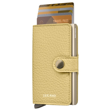 Secrid Miniwallet Pebble - Wallet 6cc 10.2 cm RFID (Color: butter yellow)