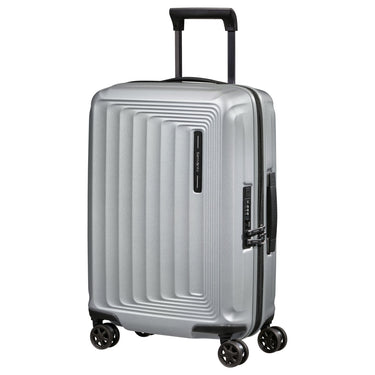 Samsonite Selection Nuon - 4-Rollen Kabinentrolley 55 cm erw. USB (matt silver)