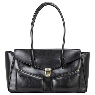HUGO Women Quinley Shoulder Bag - Schultertasche 48 cm (black)