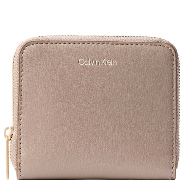 Calvin Klein Foil Logo Square Zip - Wallet 5cc 10.5 cm (black/toasted coconut)