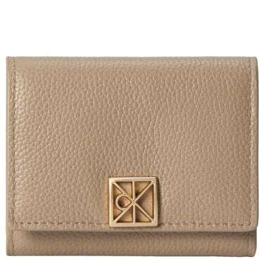 Calvin Klein Emblem Pebb - Wallet (desert taupe)