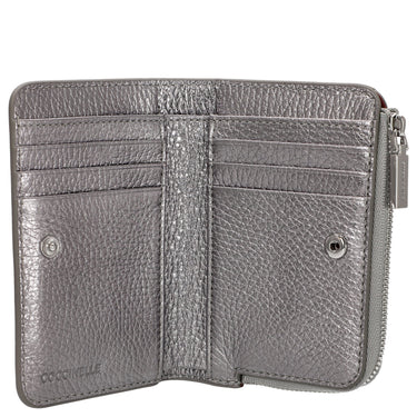 Coccinelle Metallic Soft - Cartera 6cc 13 cm (steel)