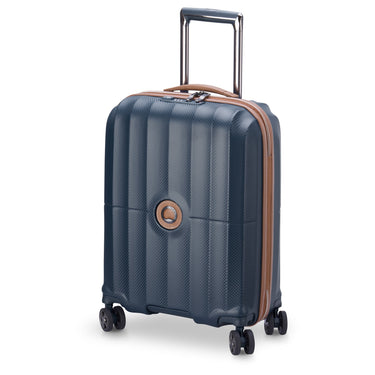 Delsey Paris St. Tropez - Trolley Cabina 4 Ruote Slim line 55 cm (blu marino)