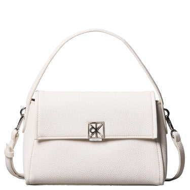 Calvin Klein Emblem Pebb - Shoulder Bag (white alyssum)