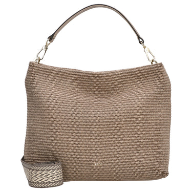 abro Kaia Raffia - Beuteltasche 32 cm (siena)