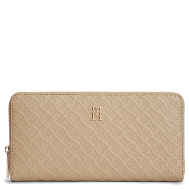 Tommy Hilfiger Icon Large Zip Mono - Portafoglio 12cc 19 cm (horseradish)